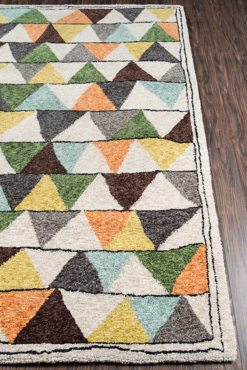 Momeni Novogratz Bungalow BUN-1 Table Tufted Modern Geometric Indoor Area Rug Multi 9' x 12' BUNGLBUN-1MTI90C0
