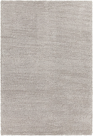 Chandra Rugs Burton 65% Wool + 35% Viscose Hand-Woven Contemporary Rug Silver 9' x 13'
