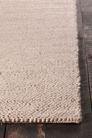 Chandra Rugs Burton 65% Wool + 35% Viscose Hand-Woven Contemporary Rug Beige 9' x 13'