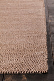 Chandra Rugs Burton 65% Wool + 35% Viscose Hand-Woven Contemporary Rug Tan 9' x 13'