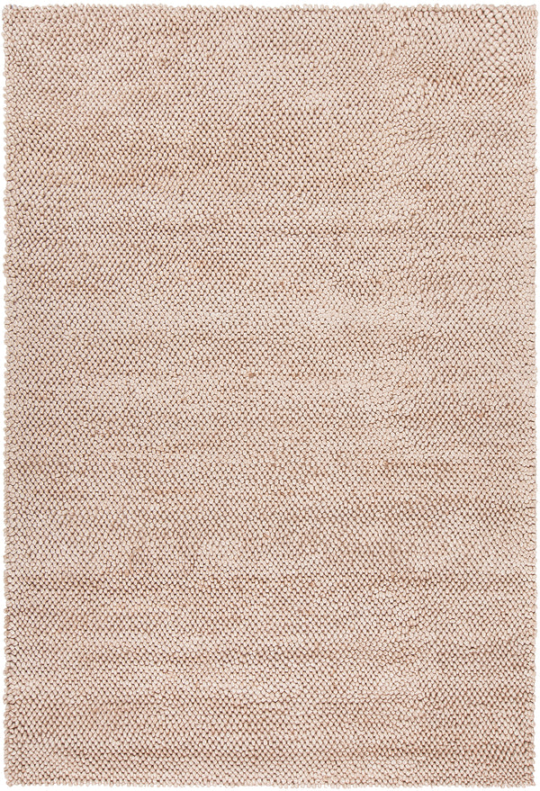 Chandra Rugs Burton 65% Wool + 35% Viscose Hand-Woven Contemporary Rug Tan 9' x 13'