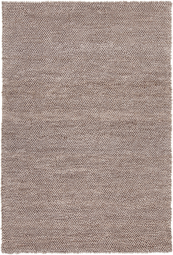 Chandra Rugs Burton 65% Wool + 35% Viscose Hand-Woven Contemporary Rug Taupe 9' x 13'