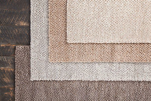Chandra Rugs Burton 65% Wool + 35% Viscose Hand-Woven Contemporary Rug Taupe 9' x 13'