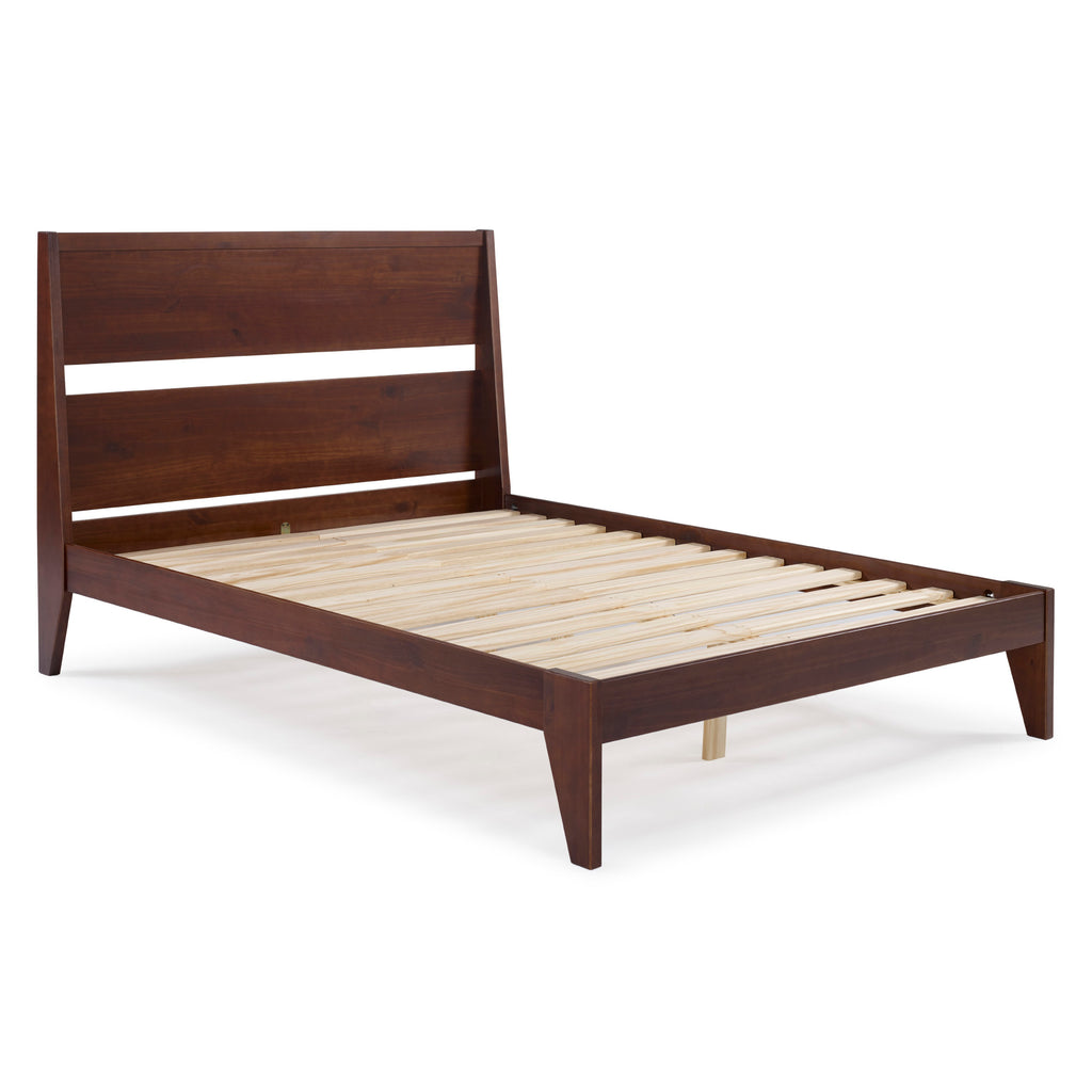 Malyn Queen Solid Wood Modern Platform Bed