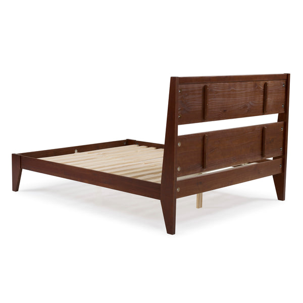 Malyn Queen Solid Wood Modern Platform Bed