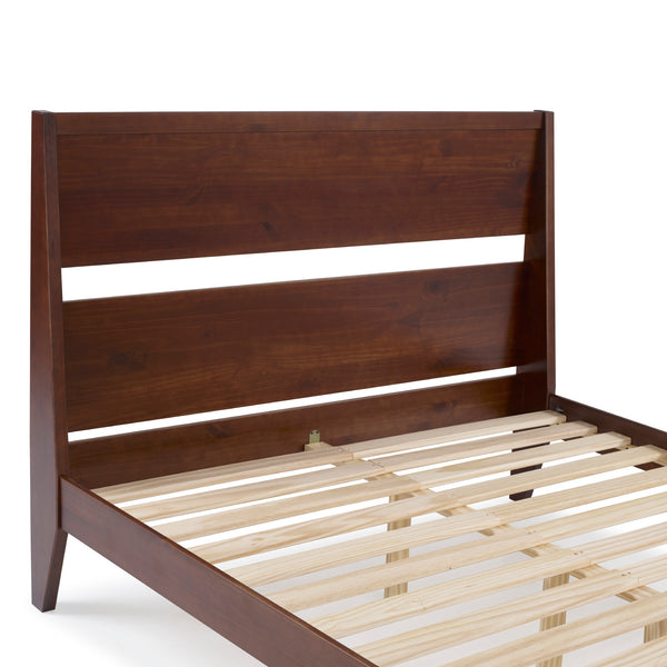 Malyn Queen Solid Wood Modern Platform Bed