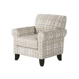 Fusion 512-C Transitional Accent Chair 512-C  Greenwich Pastel Accent Chair