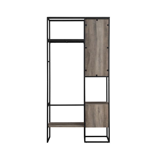 Walker Edison Bryant Contemporary/Modern 70" Modern Hall Tree with Mirror BYTL6KGW