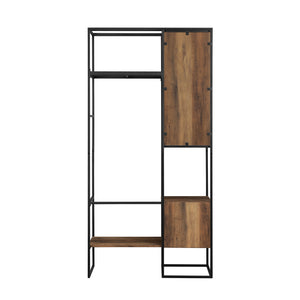 Walker Edison Bryant Contemporary/Modern 70" Modern Hall Tree with Mirror BYTL6KRO