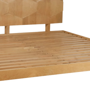 Moe's Home O2 King Bed Light Golden BZ-1131-21