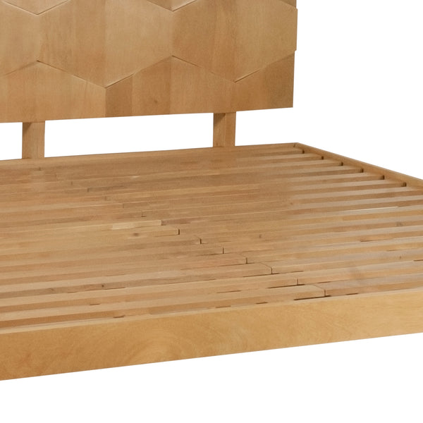 Moe's Home O2 King Bed Light Golden BZ-1131-21