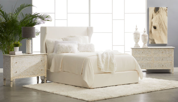 Essentials for Living Stitch & Hand - Dining & Bedroom Balboa Cal King Bed 7128-2.LPPRL/NG