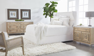 Essentials for Living Stitch & Hand - Dining & Bedroom Balboa Standard King Bed 7128-3.LPPRL/NG