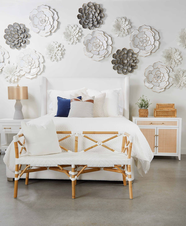 Essentials for Living Stitch & Hand - Dining & Bedroom Balboa Standard King Bed 7128-3.LPPRL/NG