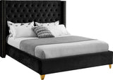 Barolo Velvet Contemporary Bed