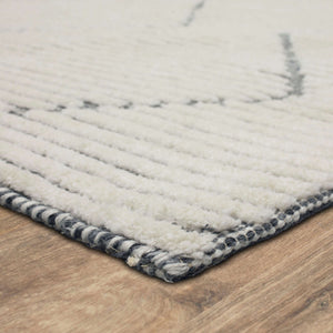 Karastan Rugs Beni Black/white 10' x 14' Area Rug