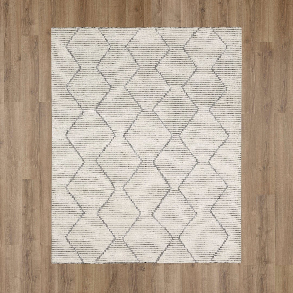Karastan Rugs Beni Black/white 10' x 14' Area Rug