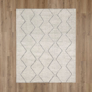 Karastan Rugs Beni Black/white 10' x 14' Area Rug