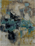 Bespoke Beguiled Hand Knotted Wool Abstract Modern/Contemporary Area Rug