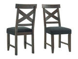 Vilo Home Industrial Charms Black Cross Back Chairs (Set of 2) VH9822 VH9822