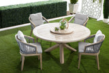 Essentials for Living Woven Boca Outdoor 63" Round Dining Table 6829.GT