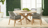 Essentials for Living Woven Boca Outdoor 63" Round Dining Table 6829.GT