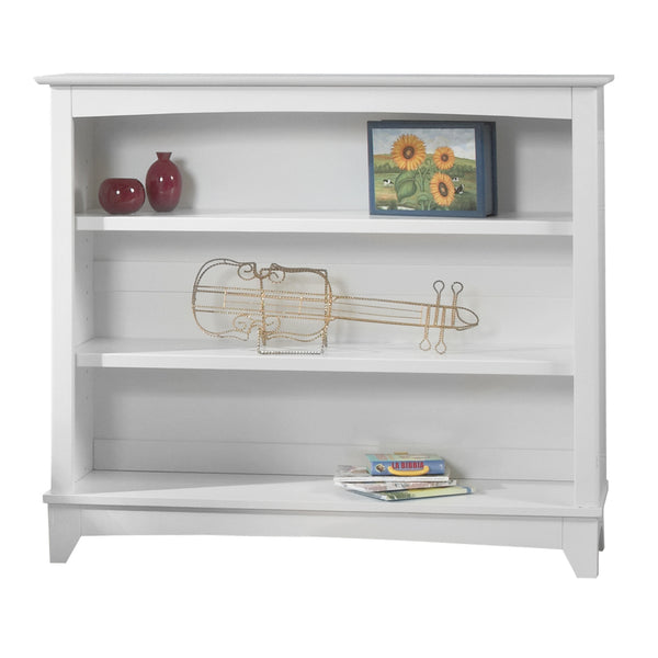 Pali Bookcase/Hutch White Solid Radiata Pine, Presswood 5555-WH