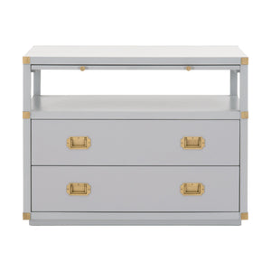 Essentials for Living Traditions Bradley 2-Drawer Nightstand 6131.DGR/BGLD