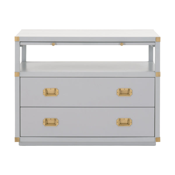 Essentials for Living Traditions Bradley 2-Drawer Nightstand 6131.DGR/BGLD