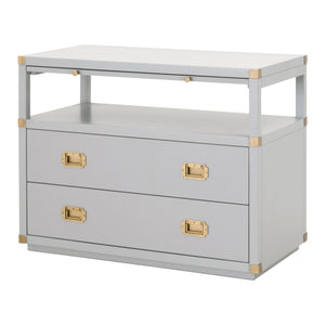 Essentials for Living Traditions Bradley 2-Drawer Nightstand 6131.DGR/BGLD