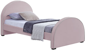 Brody Velvet / Engineered Wood / Foam Contemporary Pink Velvet Twin Bed - 44" W x 83" D x 39" H