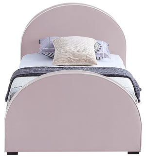 Brody Velvet / Engineered Wood / Foam Contemporary Pink Velvet Twin Bed - 44" W x 83" D x 39" H