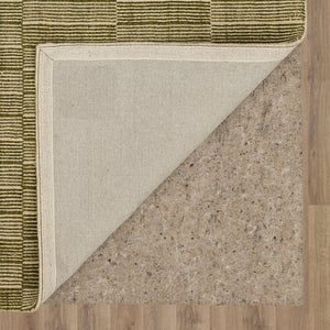 Karastan Rugs Broken Stripe Moss 9' x 12' Area Rug
