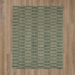 Karastan Rugs Broken Stripe Twilight 9' x 12' Area Rug