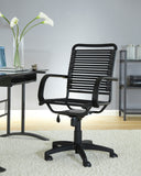 Bungie Flat High Back Office Chair in Black with Graphite Black Frame and Black Base
