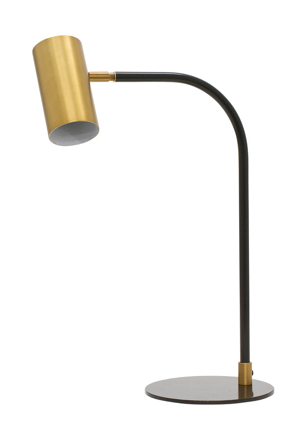 Cavendish Table Lamp Weathered Brass And Black House of Troy C350-WB/BLK