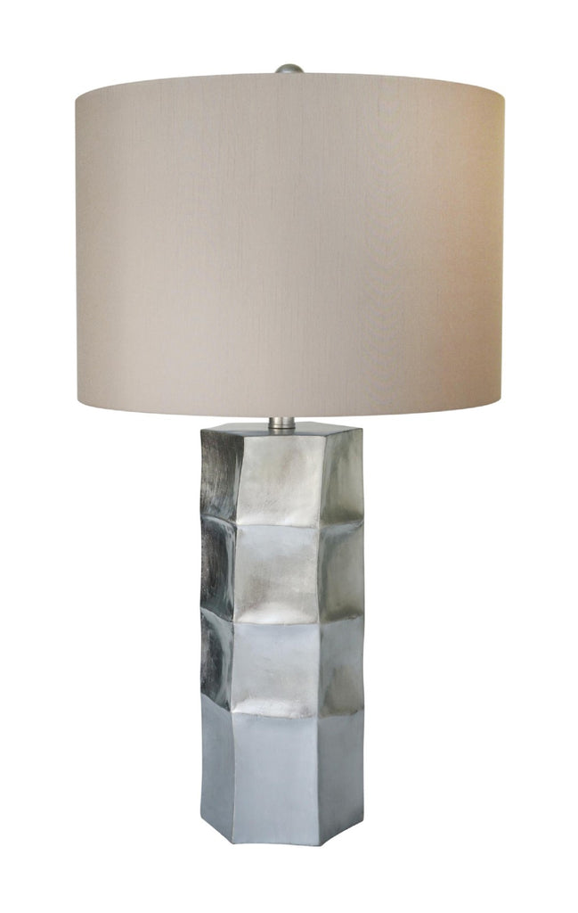 Bethel Silver Table Lamp in Metal