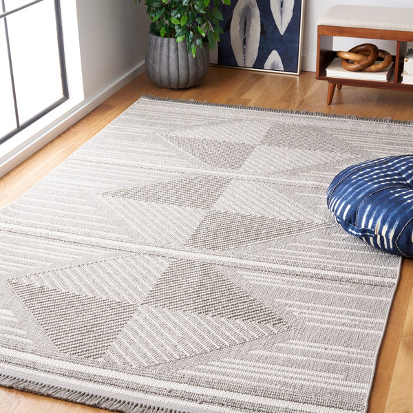 Safavieh Camden 656 Modern Power Loomed Rug Grey / Ivory CAD656F-9