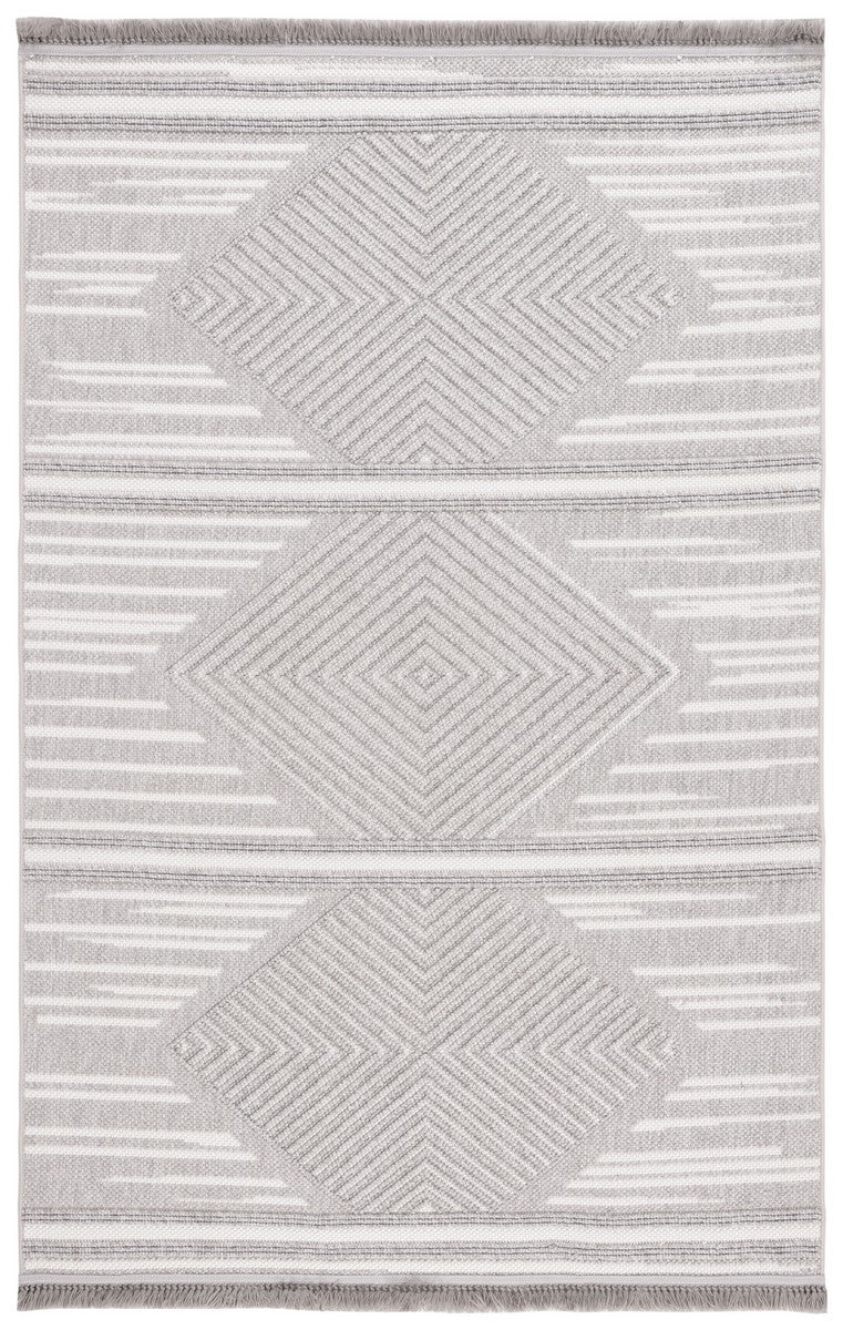 Safavieh Camden 656 Modern Power Loomed Rug Grey / Ivory CAD656F-9