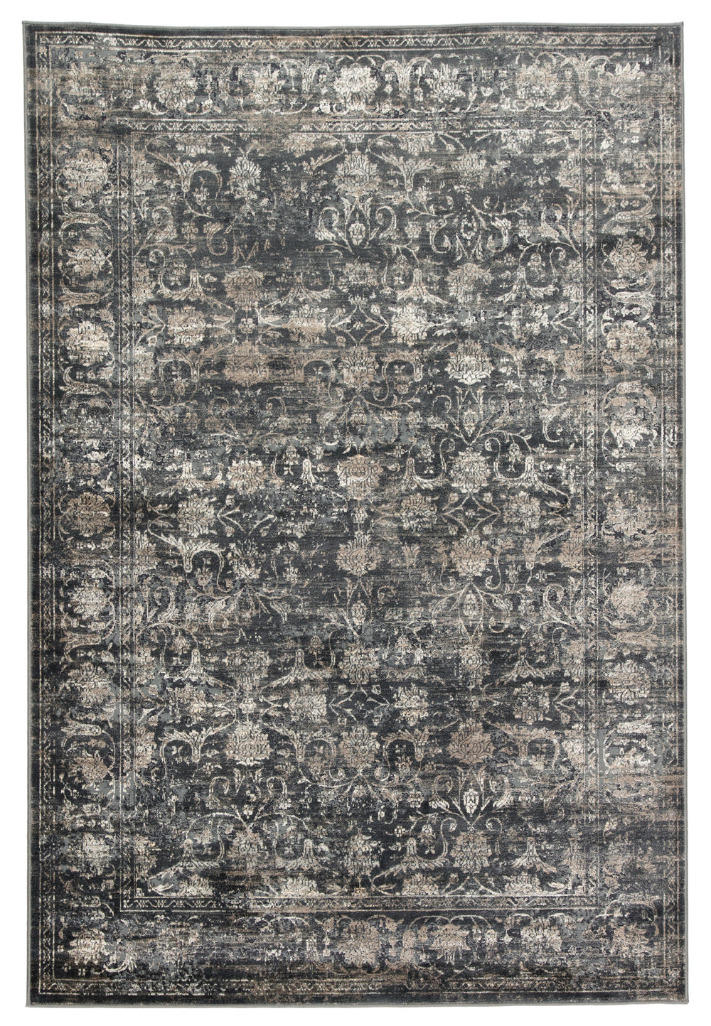 Jaipur Living Kachina Floral Blue/ Gray Area Rug (8'10"X12')