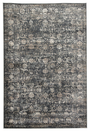 Jaipur Living Kachina Floral Blue/ Gray Area Rug (8'10"X12')