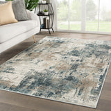 Jaipur Living Caicos Collection CAI03 Sisario 86% Viscose 14% Shrink Polyester Machine Made Contemporary Abstract Rug RUG140993