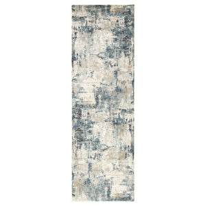 Jaipur Living Sisario Abstract Blue/ Gray Runner Rug (2'8"X8')