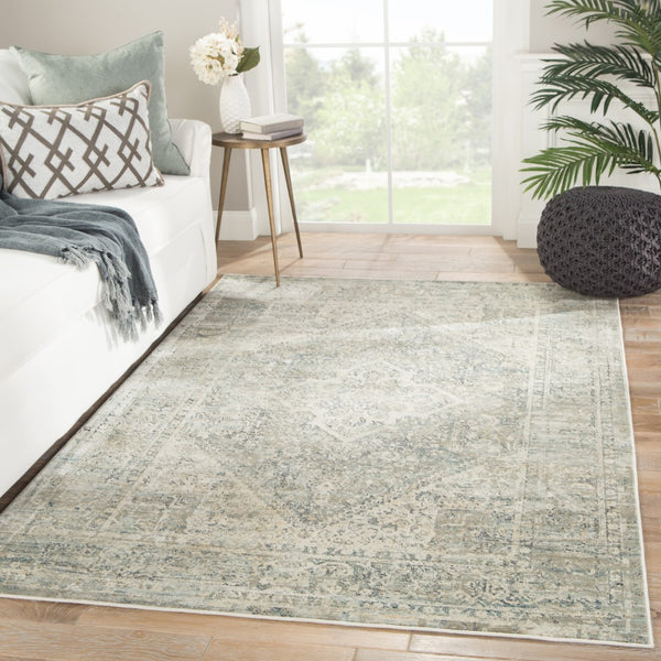 Jaipur Living Caicos Kiev CAI06 Power Loomed Machine Made Indoor Contemporary Rug Gray 9'2" x 12'