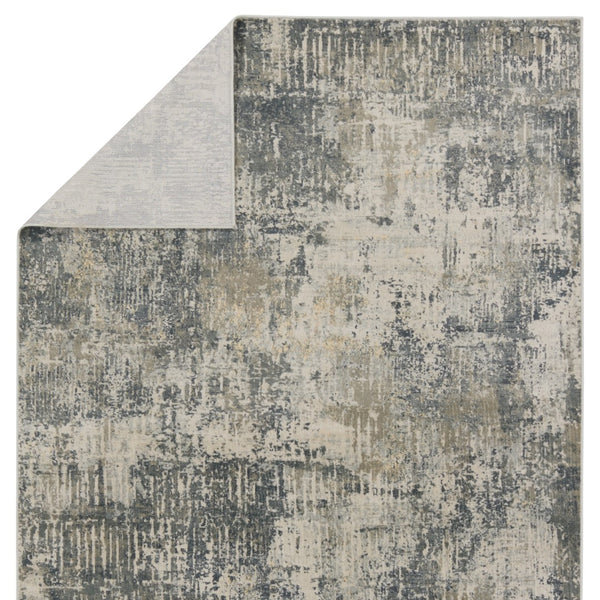 Jaipur Living Caicos Ezra CAI08 Power Loomed 93% Viscose 7% Polyester Abstract Area Rug Gray 93% Viscose 7% Polyester RUG155538