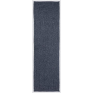 Trans-Ocean Liora Manne Calais Solid Casual Indoor/Outdoor Machine Made 100% Polypropylene Pile Rug Navy 2' x 7'6"