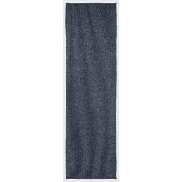 Trans-Ocean Liora Manne Calais Solid Casual Indoor/Outdoor Machine Made 100% Polypropylene Pile Rug Navy 2' x 7'6"