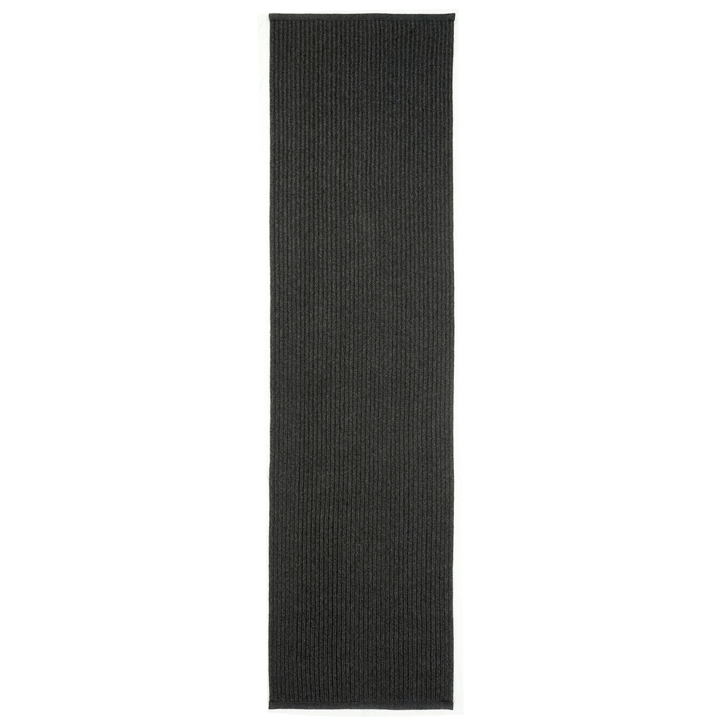 Trans-Ocean Liora Manne Calais Solid Casual Indoor/Outdoor Machine Made 100% Polypropylene Pile Rug Charcoal 2' x 7'6"
