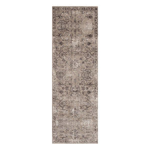 AMER Rugs Cambridge CAM-15 Power-Loomed Bordered Transitional Area Rug Gray 2'6" x 8'