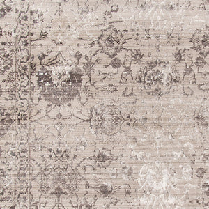 AMER Rugs Cambridge CAM-15 Power-Loomed Bordered Transitional Area Rug Gray 9'6" x 13'9"